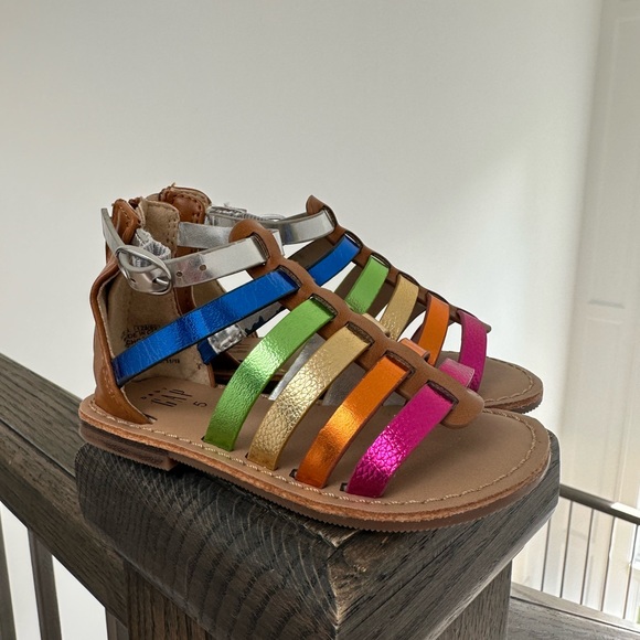 Never worn toddler gladiator sandals - Picture 1 of 5